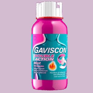 Gaviscon Double Action Liquid 300ml Mint | Buy Online in Egypt